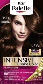 Schwarzkopf Poly Palette 850 Mokka Bruin Permanente Haarverf