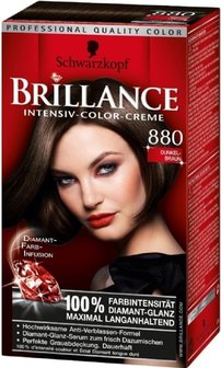 Schwarzkopf Brillance Intensiv Color Creme 880 Donker Bruin
