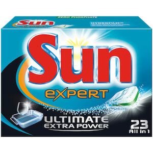 Sun Expert Extra Power vaatwastabletten All in One 23 stuks    