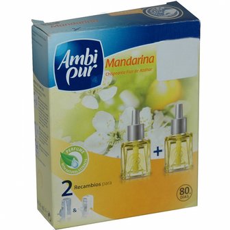 Ambi Pur Luchtverfrisser Duo Mandarina navul 2x20ml 