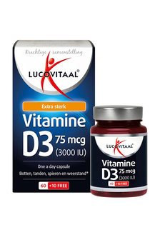 Lucovitaal Vitamine D3 Forte 75mcg 70 Capsules