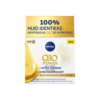 Nivea Q10 Power Anti Rimpel Extra Voedend Dagcr&egrave;me 50ml