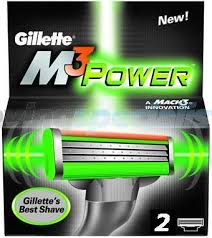 Gillette M3 power Scheermesjes 2 Stuks