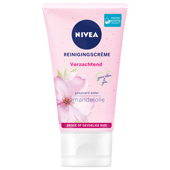 Nivea Verzachtende Reinigingscr&egrave;me Amandelolie 150ml