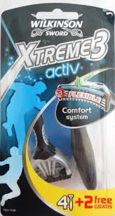 Wilkinson Xtreme3 Activ 4 + 2 gratis 