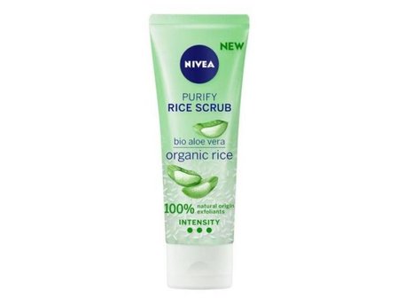 Nivea Rijstscrub Bio Aloe Vera 75ml