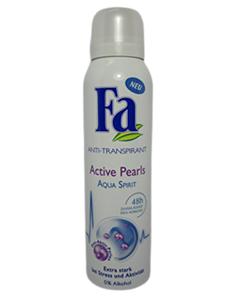 Fa Deodorant Spray Active Pearls Aqua Spirit 150ml