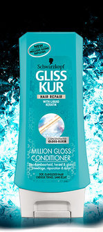 Gliss Kur Shampoo Million Gloss + Cremespoeling + Haarmasker in kadoverpakking