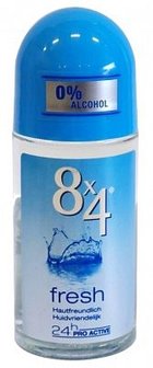 8x4 Deodorant Roller Fresh 50ml