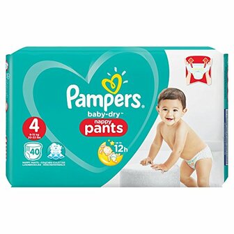 muis of rat Publiciteit Gooey Pampers Baby-Dry Pants Luierbroekjes Maat 4 40 Stuks - Bonkey.nl