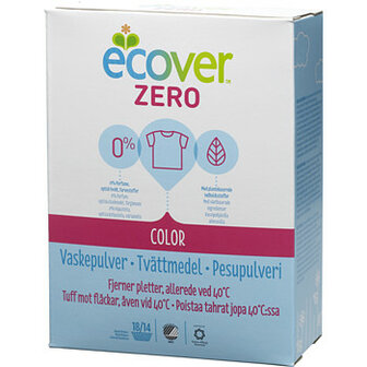 Ecover Waspoeder Color Zero 18 Wasbeurten