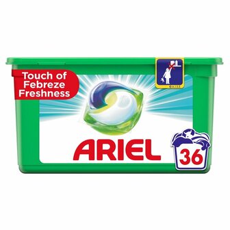 Ariel All in One Pods Touch Of Febreze 36 Stuks
