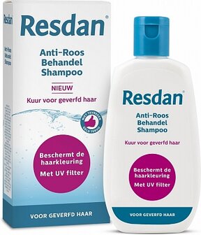 Resdan Anti-Roos Shampoo Kuur Voor Normaal Tot Vet Haar 125ml