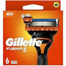 Gillette Fusion Scheermesjes 6 Stuks