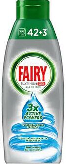 Fairy/Dreft Platinum Gel All in One 45 Wasbeurten 900ml        