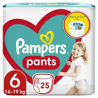 Pampers Baby-Dry Pants Luierbroekjes Maat 6 25 Stuks