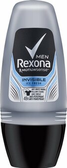 Rexona Men Deodorant Roller Invisible Ice Fresh 50ml