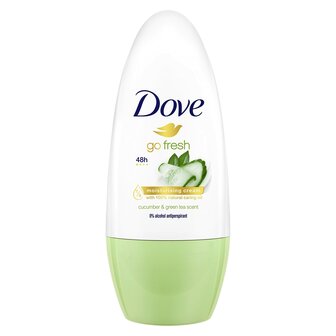 Dove Deodorant Roller Go Fresh Komkommer &amp; Groene Thee 50ml