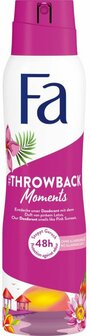 Fa Deodorant Spray Throwback Moments 150ml