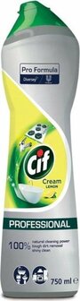 Cif Pro Formula Schuurmiddel Cream Lemon 750ml