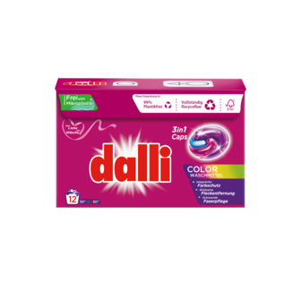 Dalli Wascapsules 3in1 Color 12 Stuks