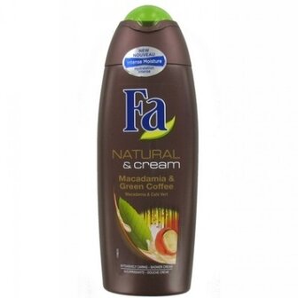 Fa Douchegel Natural &amp; Cream Macadamia &amp; Green Coffee 250ml