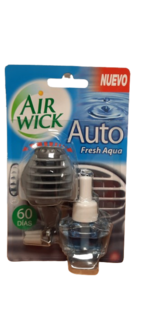 Airwick Auto Luchtverfrisser Fresh Aqua Houder en Navul 8ml