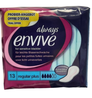 Always Envive Inlegkruisje Regular Plus 13 Stuks 