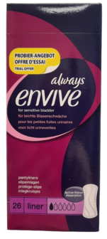Always Envive Inlegkruisje Liner 26 Stuks 