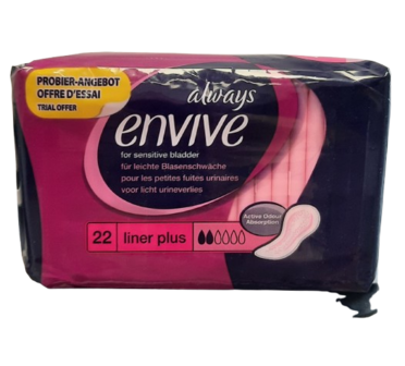 Always Envive Inlegkruisje Liner Plus 22 Stuks 