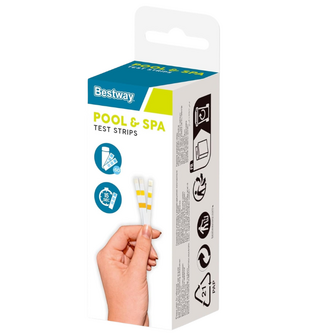 Bestway Teststrips Zwembad en Spa 3 in 1 50 Stuks