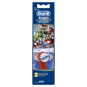 Oral-B Opzetborstel Stages Power Kids Advengers (2st.)