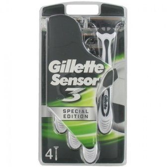 Gillette Sensor 3 Special Edition 4 Stuks