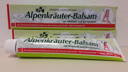 Lloyd Alpenkrauter Balsem Wijnrankbladeren en Paardenkastanje 200ml