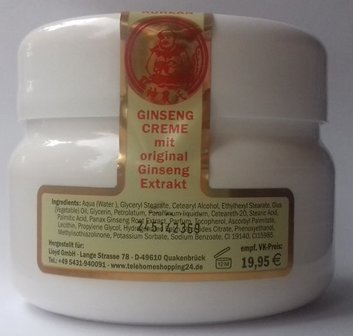 Original Korean Ginseng-Cr&egrave;me 250ml