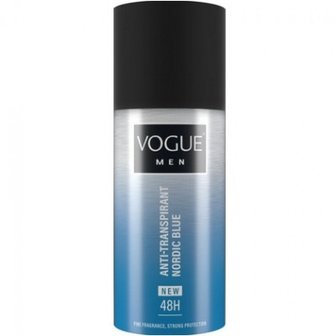 Vogue Men Deodorant Spray Nordic Blue 150ml