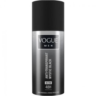 Vogue Men Deodorant Spray Mystic Black 150ml