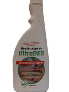 Ultrades Desinfectie Spray voor Oppervlakten en Handen 2x500ml 