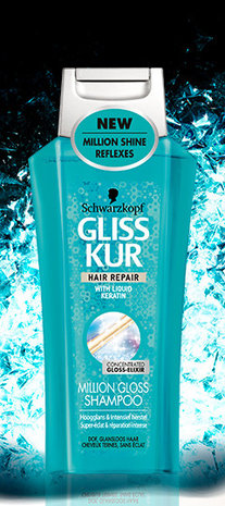 Gliss Kur Shampoo Million Gloss + Cremespoeling + Haarmasker in kadoverpakking