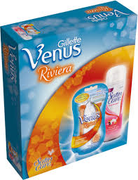 Gillette Venus Riviera 2 Scheermesjes + Scheergel 