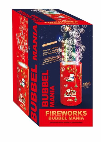 Bubbel Mania Fireworks Bellenblaasmachine 240ml