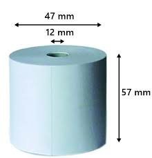 Thermische pinrollen 57x47x12mm 120 Rollen per Doos 