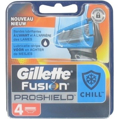 Gillette Fusion Proshield Chill Scheermesjes 4 stuks