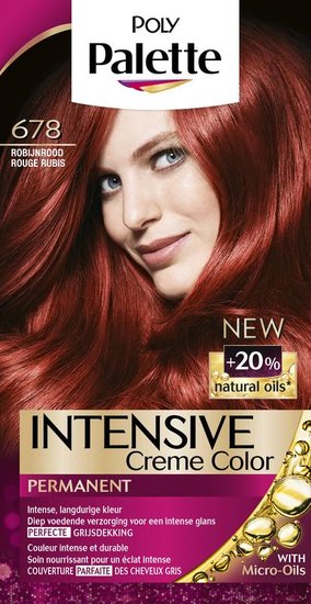 Schwarzkopf Poly Palette 678 Robijnrood Permanente Haarverf