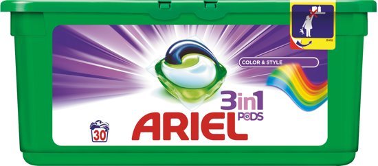 Ariel 3 in 1 Pods Color 30 stuks