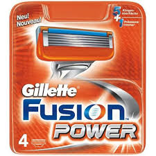 Gillette Fusion Power Scheermesjes 4 Stuks