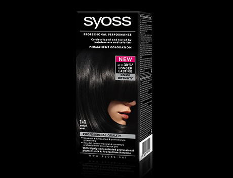 Syoss Haarverf 1-1 Zwart