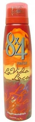 8x4 Deodorant Spray La Vida Loca 150ml