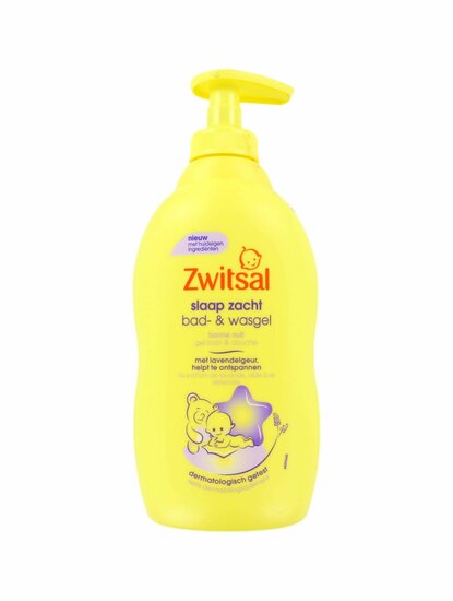Zwitsal Slaap Zacht Bad &amp; Wasgel Lavendel 400ml