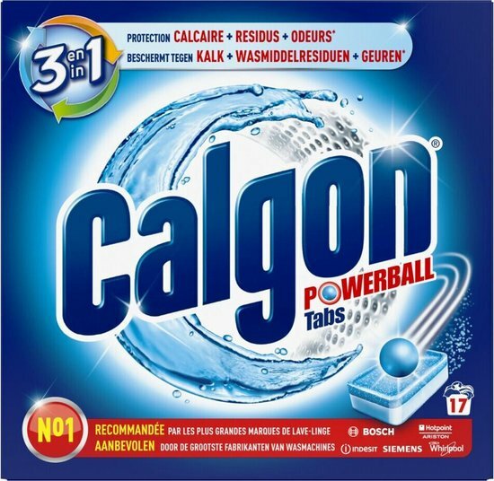 Calgon 3 in 1 Powerball Tabs 17 Stuks